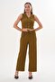 Women's Vest Pants Wrinkled Double Set 260083 -