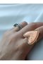 Women's Ring Handmade Heart Polymer Clay Adjustable Ring Special Design - 5
