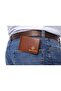 Premium Pure Leather Everyday Wallet for Men – Brown Bi-Fold Slim Wallet with ID Window - 4