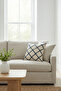 Modern Geometric Punch Embroidered Decorative Throw Pillow Cover 42X42 cm Cotton Panama Linen - 4