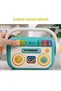 -Baby Musical Learning Radio Toy with Lights and Sound -Green/Pink - 7