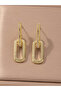 Double Buckle Link Earrings - 3