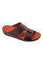 A E T Handmade Arabic Sandals For Men | Outdoor Mens Slippers | Genuine Shamois Leather With Buckle