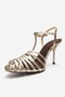 Pasion Gold Women's Heeled Shoes - 6