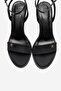 Arlette Black Women's Thin Heeled Shoes - 2