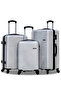 Hard Shell Lightweight ABS 3 PCS Set (20/24/28 Inch) Luggage, Secured Lock, Smooth Wheel Suitcase
