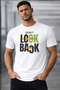 Lock Back Text Detailed Basic T-Shirt