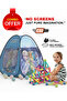 Kids Play Tent & Magnetic Building Blocks Combo