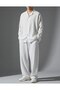 Men's Flam Ham Linen Oversize Shirt Baggy Fit Tracksuit Bottom-Top Set - 3