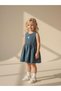 Baby Girl Sleeveless Denim Dress - 5