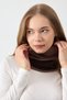 100% Micro Polar Exterior, 100% Cotton Interior, Double Color, Double Layer, Foldable Women's Neck Collar - 2