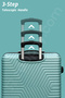 Hard Shell Lightweight ABS 3 PCS Set (20/24/28 Inch) Luggage, Secured Lock, Smooth Wheel Suitcase - 4