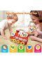 Little Angel-Baby Musical Train Toy with Lights & Learning - Blue/Red - 2