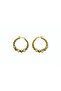 Sparkling Gold Hoop Earrings