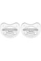 Physioforma Crystal Soft Silicone Soother 2-6m (2 pcs), Transparent