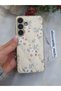 Samsung Galaxy A35 Compatible Quilted Floral Pattern Puff Case - 2