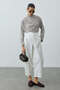 Canvas Balloon Trousers Ecru - 5