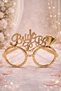 Bride to Be Party Glasses Bachelorette Bride-To-Be Party Accessory Rose Gold with Single Diamond - 3