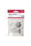 Decorative Silver Cord Daco, 2 Pcs/Set