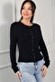 Women's Buzzy Lycra Blouse with Snap Fasteners - 3