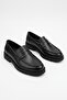 Genuine Leather Black Comfortable Daily Men's Loafer Shoes Luass28Al0052 - 4