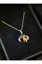 316L Steel Stitch Necklace Gold - 2