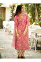 Pink Viscose Rayon Top Bottom & Dupatta - VRN1038 | Pink - 3