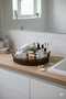 Premium Hand-Knitted Rattan Rotating Serving Tray & Snack Tray - 30X30 cm - 5
