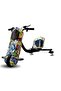 36V Kids Electric Drifting Scooter - 3-Wheel Mini Drift Car with Bluetooth & LED