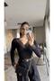 Women's Lace Detailed Blouse - 2