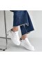 Jetan White Patent Leather Lace-Up Sports Shoes - 4