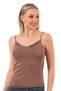Özkan 2040 3-Pack Women's Premium Fabric Viscose Satin Collared Flexible Comfortable Thin Strap Undershirt - 6