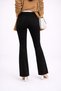 Zarina Women's Black High Waist Lycra Spanish Flare Trendy Flare Jeans - 4