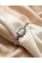 Women's Watch Steel Band Silver Color Roman Numeral Luxury |   Vintage Elegant Classic Case Wrist Watch 2026
