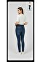 Fdn Jean Maternity Pants Lycra Belly Supporting Flexible Band Adjustable Waistband Design - 2