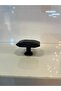 Begonya Metal Button Handle Matte Black Cabinet Door Tv Unit Modern Drawer Furniture Nightstand Single Hole - 2
