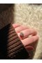 Elegant Gold Ring with Pink Heart |   Stylishly Designed Zircon Stone Romantic Gift Heart Ring |   Women's Day - 2