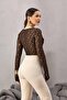 Button Detailed Lace Blouse - 4