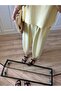 Yellow Crew Neck Modal Shalwar Trousers Set - 7100 - 4