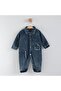 Necixs Belgrad Baby Denim Overalls Blue - 100% Cotton Denim Baby Gardener Overalls - 2