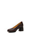 Women's Heeled Shoes Genuine Leather - 6