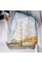 Van Gogh - Starry Night 100% Silk Shawl 65*185cm'Art on Silk' - 4
