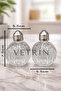 Set of 2 Glass Salt Shakers with Silver Heads 50 ml |   Stylish & Convenient Spice Rack - 2