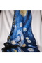 Van Gogh - Starry Night 100% Silk Shawl 65*185cm'Art on Silk' - 2