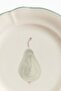 Print-motif stoneware starter plate - 3