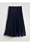 Elastic Waist Chiffon Women's Pleated Skirt - 5