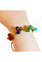 Certified Handmade 7 Chakra Bracelet - Macrame Amethyst Agate Turquoise Citrine Jade Lapis Natural Stone - 5