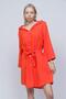 Women's Coral Hooded Beach Dress