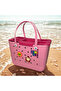 XL EVA Beach Tote Bag Set – Luxury Waterproof Summer Bag with Tray & Charms - 3
