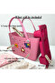 XL EVA Beach Tote Bag Set – Luxury Waterproof Summer Bag with Tray & Charms - 4